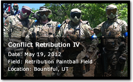 Bad Karma at Conflict Retribution IV - May 19, 2012 - Retribution Paintball Field - Bountiful, UT