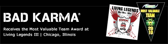 Bad Karma Paintball Team Receives Most Valuable Team at Living Legends III | Chicago, Illinois