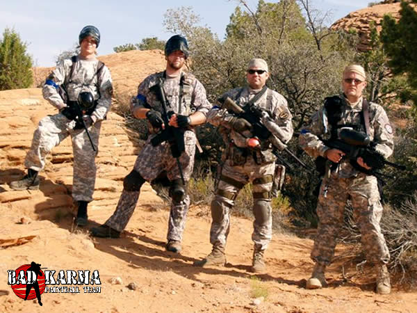 Bad Karma Paintball Team Photo