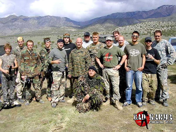Bad Karma Paintball Team Photo