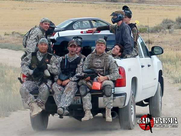 Bad Karma Paintball Team Photo